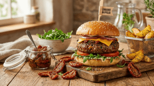 Mediterranean style ground beef burger seasoning