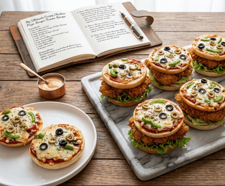 The Day My Crispy Chicken Pizza Burger Fusion Became an OilyFloury Family Legend