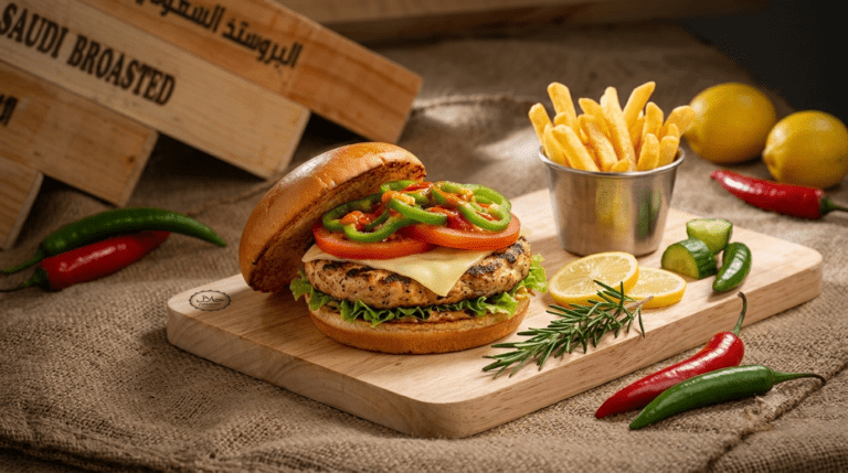 Inside My Kitchen: The Flame-Grilled Halal Chicken Burger with Melted Cheese & Zesty Peri-Peri