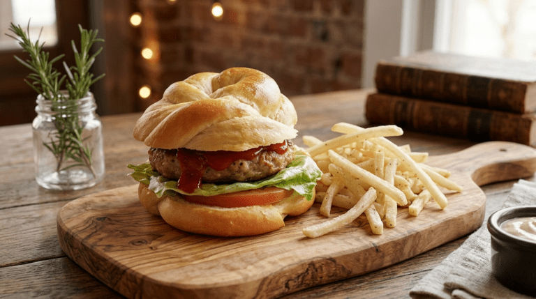 The Dinner Party Favorite: My Ultimate Braided Bun Chicken Burger Recipe by OilyFloury