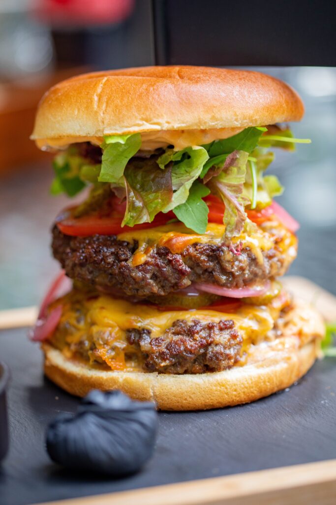 Double Patty Snap Stopper Beef Burger