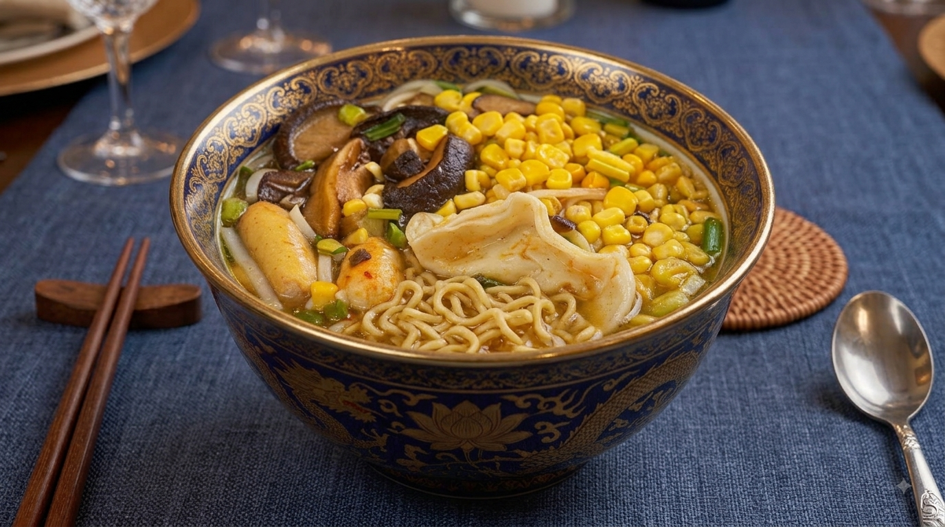 I Tried Combining Carbonara Ramen with Traditional Yakhni in a Hotpot Bowl—Here’s the Result