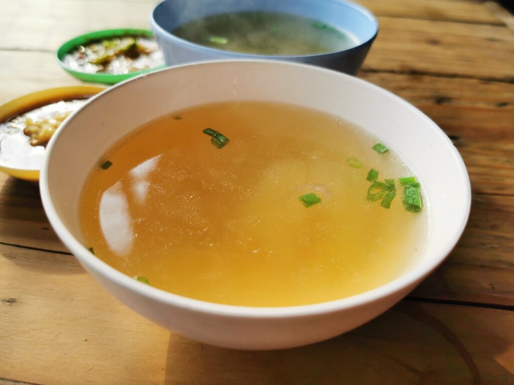 Rich Chicken Stock For Cough Relief