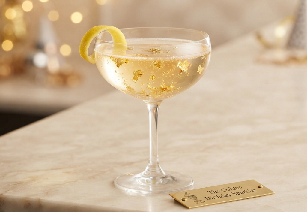 The Golden Birthday Sparkler (Cocktail)