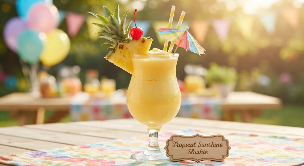 Tropical Sunshine Slushie (Non-Alcoholic)