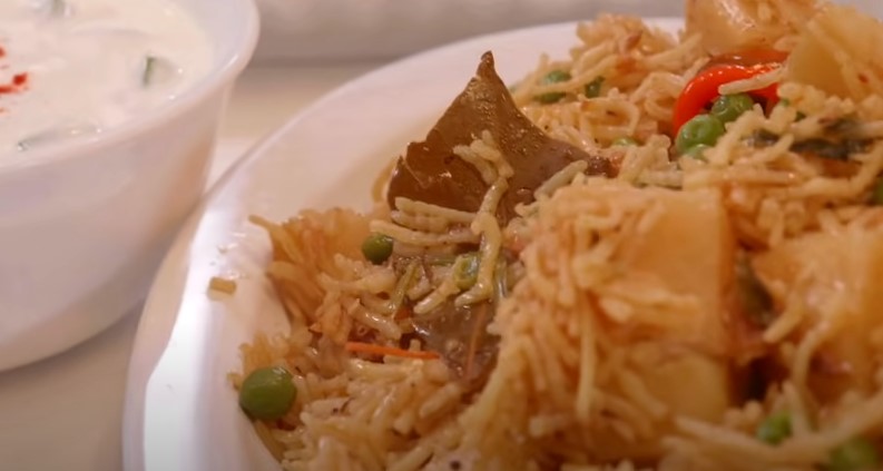 Matar (peas) Potato Pulao Biryani