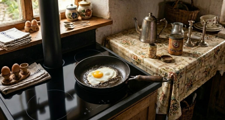 My Daily Morning Battlefield to Keep Egg Yolk Whole While Flipping