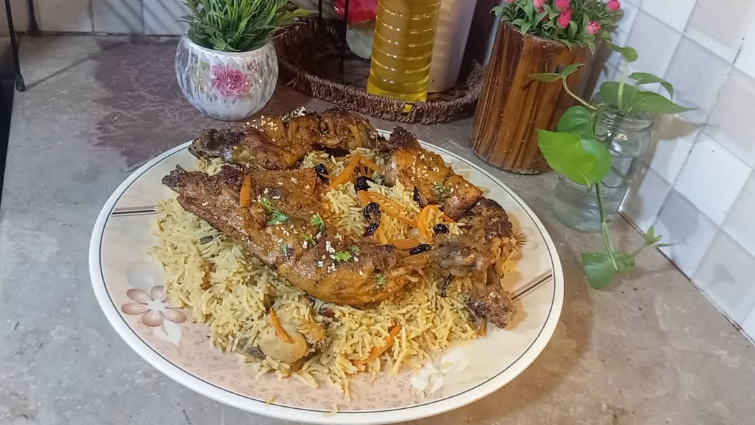 Chicken Bukhari Rice (Authentic Arabian Recipe I Make at Home)