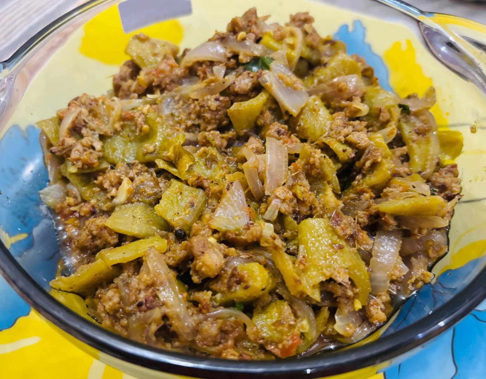Qeema Pyaz Karela Recipe