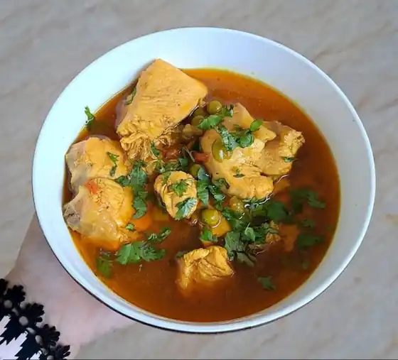 Chicken Matar Recipe (Pakistani Chicken and Peas Salan)